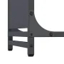 Anthracite firewood rack 60x28x90 cm Cold rolled steel by , Firewood bags and holders - Ref: Foro24-864213, Price: 61,04 €, D...