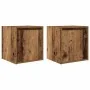 Wand-Nachttische 2 Stück altes Holz 38x34x40 cm von , Nachttische - Ref: Foro24-861244, Preis: 63,51 €, Rabatt: %