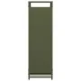 Olive green firewood rack 90x28x90 cm Cold rolled steel by , Firewood bags and holders - Ref: Foro24-864218, Price: 64,19 €, ...