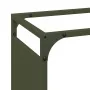 Olive green firewood rack 90x28x90 cm Cold rolled steel by , Firewood bags and holders - Ref: Foro24-864218, Price: 64,19 €, ...