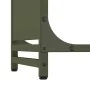 Olive green firewood rack 90x28x90 cm Cold rolled steel by , Firewood bags and holders - Ref: Foro24-864218, Price: 64,19 €, ...