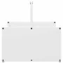 Weißer Holzstapel 40x40x40 cm Kaltgewalzter Stahl von , Brennholztaschen und -halter - Ref: Foro24-864272, Preis: 40,49 €, Ra...