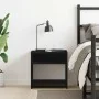 Mesilla de noche roble negro 40x30x40 cm madera de ingeniería von , Nachttische - Ref: Foro24-862363, Preis: 30,67 €, Rabatt: %