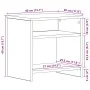 Mesilla de noche roble negro 40x30x40 cm madera de ingeniería von , Nachttische - Ref: Foro24-862363, Preis: 30,67 €, Rabatt: %