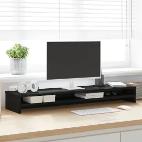 Soporte para monitor de madera de roble negro 100x24x13 cm by , TV Furniture - Ref: Foro24-862419, Price: 38,20 €, Discount: %