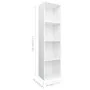 Bookshelf/TV stand made of plywood 36x30x143cm by vidaXL, Bookcases and shelves - Ref: Foro24-800144, Price: 56,83 €, Discoun...