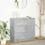 Aparador de madera de ingeniería gris hormigón 80x35x76 cm by , Sideboards - Ref: Foro24-861736, Price: 94,79 €, Discount: %