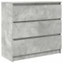 Aparador de madera de ingeniería gris hormigón 80x35x76 cm by , Sideboards - Ref: Foro24-861736, Price: 94,79 €, Discount: %