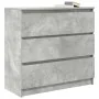 Aparador de madera de ingeniería gris hormigón 80x35x76 cm by , Sideboards - Ref: Foro24-861736, Price: 94,79 €, Discount: %