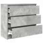 Aparador de madera de ingeniería gris hormigón 80x35x76 cm by , Sideboards - Ref: Foro24-861736, Price: 94,79 €, Discount: %