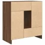 Aparador con cajones y puertas roble marrón 70,5x34x74,5 cm by , Sideboards - Ref: Foro24-861847, Price: 101,93 €, Discount: %