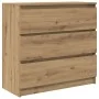 Aparador Artisan Roble 80x35x76 cm Madera de ingeniería by , Sideboards - Ref: Foro24-861741, Price: 106,25 €, Discount: %