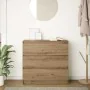 Aparador Artisan Roble 80x35x76 cm Madera de ingeniería by , Sideboards - Ref: Foro24-861741, Price: 106,25 €, Discount: %