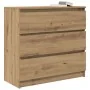 Aparador Artisan Roble 80x35x76 cm Madera de ingeniería by , Sideboards - Ref: Foro24-861741, Price: 106,25 €, Discount: %