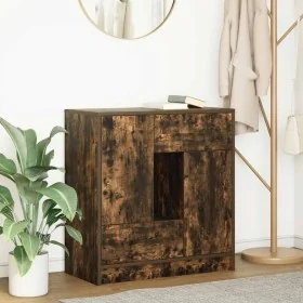 Aparador con cajones y puertas roble ahumado 70,5x34x74,5 cm by , Sideboards - Ref: Foro24-861845, Price: 98,69 €, Discount: %