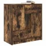 Aparador con cajones y puertas roble ahumado 70,5x34x74,5 cm de , Aparadores - Ref: Foro24-861845, Precio: 98,66 €, Descuento: %