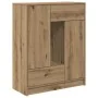 Aparador con cajones y puertas roble artesanal 73x31x90 cm by , Sideboards - Ref: Foro24-861858, Price: 109,93 €, Discount: %