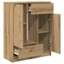 Aparador con cajones y puertas roble artesanal 73x31x90 cm by , Sideboards - Ref: Foro24-861858, Price: 109,93 €, Discount: %