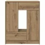 Aparador con cajones y puertas roble artesanal 73x31x90 cm by , Sideboards - Ref: Foro24-861858, Price: 109,93 €, Discount: %