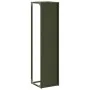 Olivengrüner Holzstapel 25x25x100 cm Kaltgewalzter Stahl von , Brennholztaschen und -halter - Ref: Foro24-864270, Preis: 51,4...