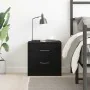 Mesilla de noche roble negro 40x30x40 cm madera de ingeniería de , Mesitas de noche - Ref: Foro24-862004, Precio: 51,21 €, De...