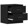 Mesilla de noche roble negro 40x30x40 cm madera de ingeniería de , Mesitas de noche - Ref: Foro24-862004, Precio: 51,21 €, De...
