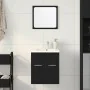 Juego de muebles de baño 2 pzas roble negro Madera ingeniería de , Muebles de baño - Ref: Foro24-862038, Precio: 58,73 €, Des...