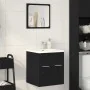 Juego de muebles de baño 2 pzas roble negro Madera ingeniería de , Muebles de baño - Ref: Foro24-862038, Precio: 58,73 €, Des...