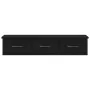Black oak wall cabinet 88x26x18.5 cm engineered wood by , Shelves and shelves - Ref: Foro24-861994, Price: 64,24 €, Discount: %