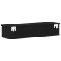 Armario de pared roble negro 88x26x18,5 cm madera de ingeniería de , Estantes y estanterías - Ref: Foro24-861994, Precio: 64,...
