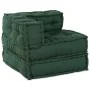Modular green fabric pouf 70x70x54 by , Cushions for chairs and sofas - Ref: Foro24-4019033, Price: 148,33 €, Discount: %