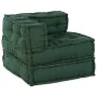 Puf modular tela verde 70x70x54 de , Cojines para sillas y sofás - Ref: Foro24-4019033, Precio: 147,63 €, Descuento: %