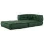 Modular green fabric pouf 70x70x54 by , Cushions for chairs and sofas - Ref: Foro24-4019033, Price: 148,33 €, Discount: %