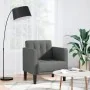 Sillón con reposabrazos de tela gris oscuro 53 cm de , Sillones - Ref: Foro24-4100544, Precio: 114,62 €, Descuento: %