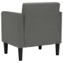 Sillón con reposabrazos de tela gris oscuro 53 cm de , Sillones - Ref: Foro24-4100544, Precio: 114,62 €, Descuento: %