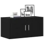 Armario de pared de madera ingeniería roble negro 80x39x40 cm de , Estantes y estanterías - Ref: Foro24-862012, Precio: 65,55...