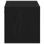 Armario de pared de madera ingeniería roble negro 80x39x40 cm de , Estantes y estanterías - Ref: Foro24-862012, Precio: 65,55...