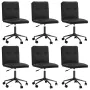 Sillas de comedor 6 unidades cuero sintético negro by , dining chairs - Ref: Foro24-3315716, Price: 343,36 €, Discount: %