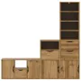 Muebles de TV 4 uds. con almacenaje "ODDA" madera maciza pino von , TV-Möbel - Ref: Foro24-3365380, Preis: 220,20 €, Rabatt: %