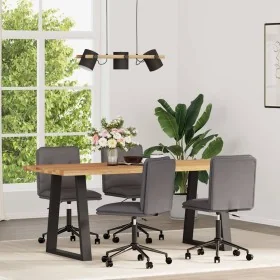 Sillas de comedor 4 unidades cuero sintético gris by , dining chairs - Ref: Foro24-3315691, Price: 231,74 €, Discount: %