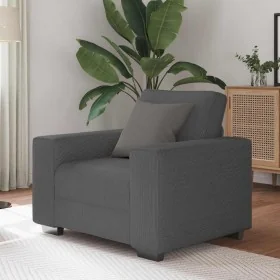 Dunkelgrauer Samtstoff-Sessel, 60 cm. von , Sofas - Ref: Foro24-4105187, Preis: 174,59 €, Rabatt: %