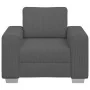 Dark gray velvet fabric armchair, 60 cm by , Sofas - Ref: Foro24-4105187, Price: 174,57 €, Discount: %