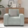 Light gray velvet sofa armchair 60 cm by , Sofas - Ref: Foro24-4105000, Price: 159,76 €, Discount: %