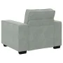 Sillón sofá gris claro 60 cm terciopelo de , Sofás - Ref: Foro24-4105000, Precio: 159,64 €, Descuento: %
