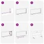 Basement window "RISOR" 60x40 cm tilt and turn with 3 glass panes by , Windows - Ref: Foro24-4108377, Price: 102,62 €, Discou...