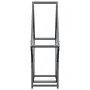 Anthracite firewood rack 80x25x80 cm Cold rolled steel by , Firewood bags and holders - Ref: Foro24-864285, Price: 34,38 €, D...