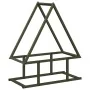 Olive green firewood rack 50x25x60 cm Cold rolled steel by , Firewood bags and holders - Ref: Foro24-864314, Price: 29,98 €, ...
