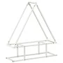 Weißer Holzstapel 80x25x90 cm Kaltgewalzter Stahl von , Brennholztaschen und -halter - Ref: Foro24-864316, Preis: 38,53 €, Ra...
