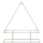 Weißer Holzstapel 80x25x90 cm Kaltgewalzter Stahl von , Brennholztaschen und -halter - Ref: Foro24-864316, Preis: 38,53 €, Ra...