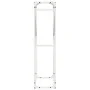 Leñero blanco 60x25x100 cm Acero laminado en frío by , Firewood bags and holders - Ref: Foro24-864328, Price: 42,25 €, Discou...